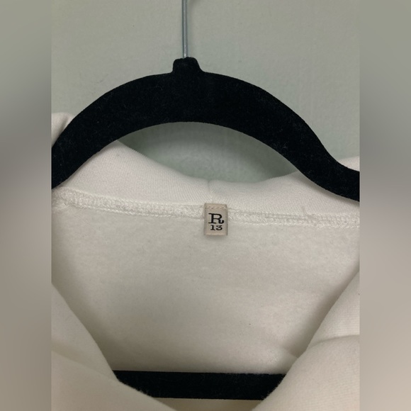 R13 Oversized Hoodie Cape - white. Size M/L - Picture 5 of 10